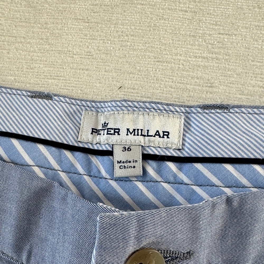 Peter Millar Men's Blue Shorts - Picture 3 of 4
